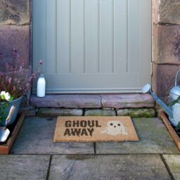 Artsy Mats Ghoul Away Coir Doormat (60 x 40cm) in Brown - Size: 40 x 60 cm - thumbnail 5