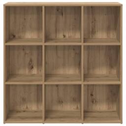 Berkfield Home Book Cabinet Artisan Oak 98x29x97.5 cm in Brown - thumbnail 5
