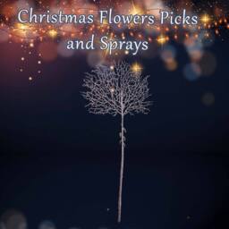 VFM e-Store Christmas Glitter Stem Decoration 88cm x 41cm Rose Gold X 1 - Size: 88 cm x 41 cm - thumbnail 3