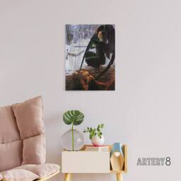 "Artery8 Schwabe Death & Grave Digger Canvas Wall Art Print - Size: W18"" x H24""" - thumbnail 3
