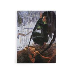 "Artery8 Schwabe Death & Grave Digger Canvas Wall Art Print - Size: W18"" x H24""" - thumbnail 1