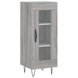 Berkfield Home Sideboard Grey Sonoma 34.5x34x90 cm Engineered Wood - thumbnail 2