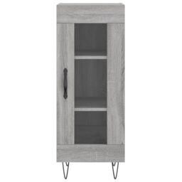 Berkfield Home Sideboard Grey Sonoma 34.5x34x90 cm Engineered Wood - thumbnail 5