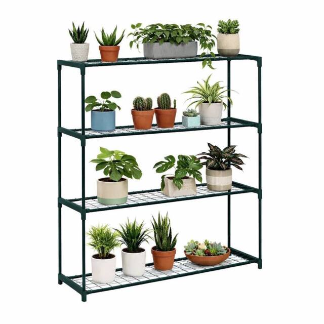 SPETLEK 4 Tier Plant Stand Planter Holder Flower Pot in Green - image 1