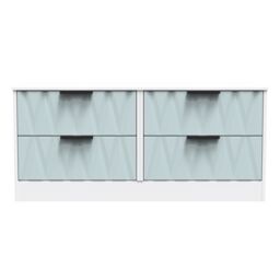 Ready Assembled 2 U Washington 4 Drawer Bed Box (Ready Assembled) in Duck Egg Blue - thumbnail 1