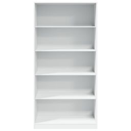 Berkfield Home Wardrobe White 100x50x200 cm Engineered Wood - Size: 100 x 50 x 200 cm - thumbnail 4