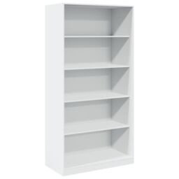 Berkfield Home Wardrobe White 100x50x200 cm Engineered Wood - Size: 100 x 50 x 200 cm - thumbnail 2