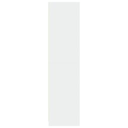 Berkfield Home Wardrobe White 100x50x200 cm Engineered Wood - Size: 100 x 50 x 200 cm - thumbnail 5