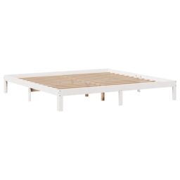 Berkfield Home Bed Frame with Drawers without Mattress White 200x200 cm - thumbnail 5