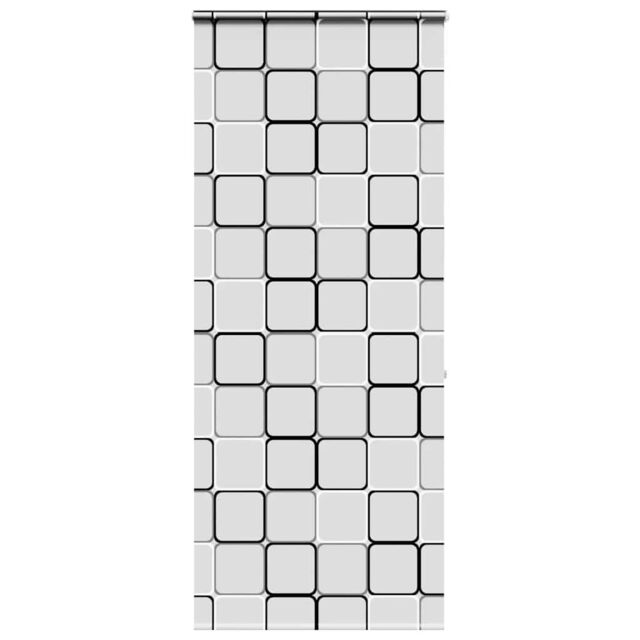 Berkfield Home Shower Roller Blind with Cassette 110x240 cm Fabric Width 106 cm in Black - image 1