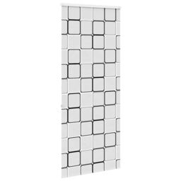Berkfield Home Shower Roller Blind with Cassette 110x240 cm Fabric Width 106 cm in Black - thumbnail 4