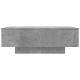 Berkfield Home Decorative Coffee Table Concrete Grey 90x60x31 cm Engineered Wood - Size: 90 x 60 x 31 cm - thumbnail 4