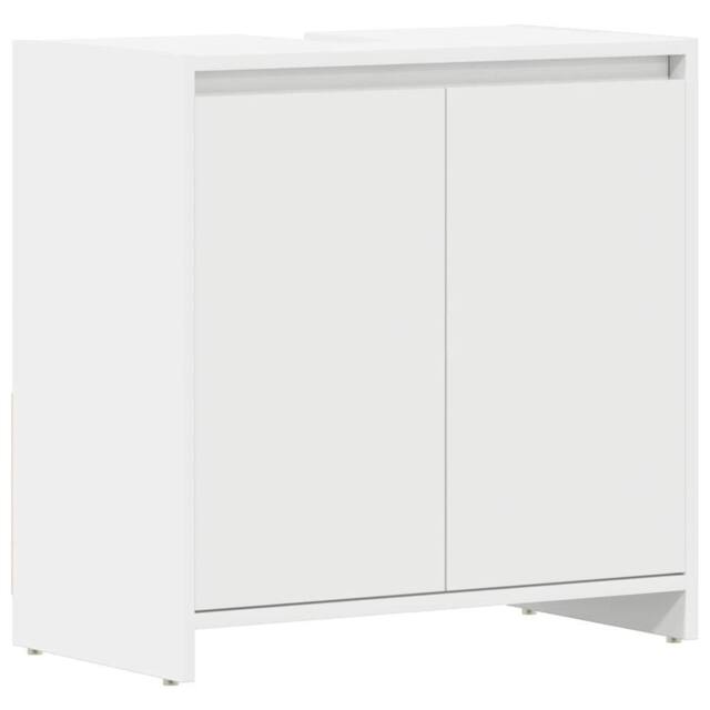 Berkfield Home Bathroom Cabinet White 60x33x61 cm Engineered Wood - Size: 60 x 33 x 61 cm - image 1