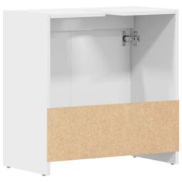 Berkfield Home Bathroom Cabinet White 60x33x61 cm Engineered Wood - Size: 60 x 33 x 61 cm - thumbnail 8