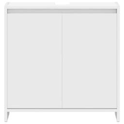 Berkfield Home Bathroom Cabinet White 60x33x61 cm Engineered Wood - Size: 60 x 33 x 61 cm - thumbnail 6
