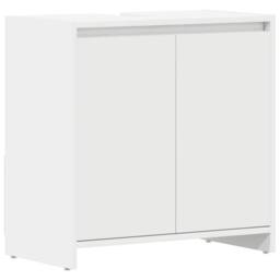 Berkfield Home Bathroom Cabinet White 60x33x61 cm Engineered Wood - Size: 60 x 33 x 61 cm
