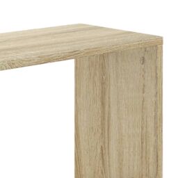 Berkfield Home Bookcase 5-Tier Sonoma Oak 80.5x23.5x162.5 cm Engineered Wood in Brown - thumbnail 6