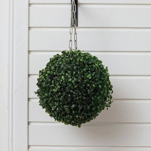 KORVIXA Green Boxwood Balls 28cm Garden Patio Hanging Faux - Size: 100 cm x 100 cm - image 1