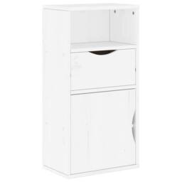Berkfield Home Decorative 4 Piece TV Units with Storage ODDA White Solid Wood Pine - thumbnail 6