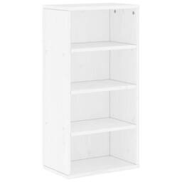 Berkfield Home Decorative 4 Piece TV Units with Storage ODDA White Solid Wood Pine - thumbnail 8