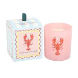 Something Different Coconut & Sea Salt Lobster Scented Candle in Pink - thumbnail 2