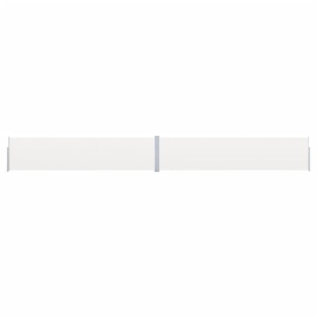Berkfield Home Patio Retractable Side Awning 170x1200 cm Cream in Beige - image 1