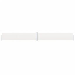 Berkfield Home Patio Retractable Side Awning 170x1200 cm Cream in Beige