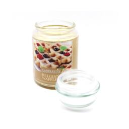 Voltico 18oz Belgian Waffles Scented Jar Candle in Beige - thumbnail 4