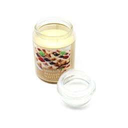 Voltico 18oz Belgian Waffles Scented Jar Candle in Beige - thumbnail 5