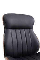 Living and Home Ergonomic Modern PU Office Chair with High Back, Adjustable Seat & Smooth Casters - thumbnail 6