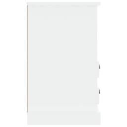 Berkfield Home Bedside Cabinet White 43x36x60 cm - Size: 43 x 36 x 60 cm - thumbnail 8