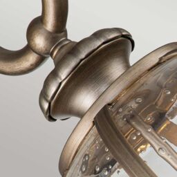 Netlighting Kichler Halleron Outdoor Wall Lantern Burnished Bronze IP44 in Brown - thumbnail 3
