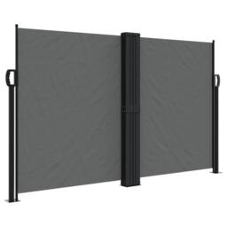 Berkfield Home Retractable Side Awning Anthracite 140x1200 cm in Dark Grey - thumbnail 2