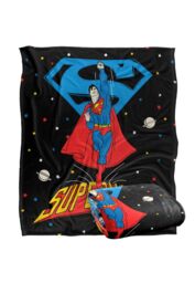 Warner Brothers Superman Officially Licensed Silky Touch Super Soft Throw Blanket 152 x 127 cm in White - thumbnail 2