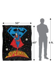 Warner Brothers Superman Officially Licensed Silky Touch Super Soft Throw Blanket 152 x 127 cm in White - thumbnail 5