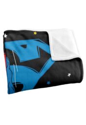 Warner Brothers Superman Officially Licensed Silky Touch Super Soft Throw Blanket 152 x 127 cm in White - thumbnail 3