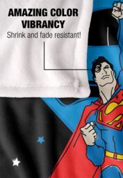 Warner Brothers Superman Officially Licensed Silky Touch Super Soft Throw Blanket 152 x 127 cm in White - thumbnail 4