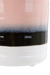Orsina Small Planter, Handcrafted Stoneware with Glazed Surface, Indoor Planter for Plants in Pink - thumbnail 5