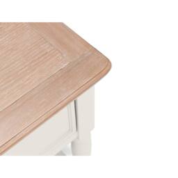 Cheshire Avignon 2 Drawer Coffee Table in Limed Oak & Grey in Light Grey - thumbnail 7