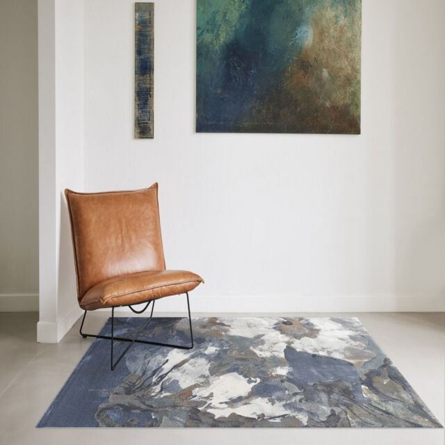 The Rug Shop UK Contemporary Grey Modern Abstract Stain-Resistant Rug - Size: 160 cm x 230 cm - image 1