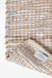 Homescapes Madras Leather Hemp Hall Runner, 66 x 200 cm in Natural - Size: 66 cm x 200 cm - thumbnail 5
