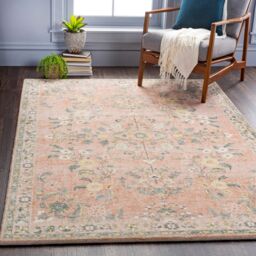 Livabliss Erin-Traditional Green Grey Cream Traditional Boho Living Dining Rug in Light Sand - Size: 160 cm x 230 cm - thumbnail 1