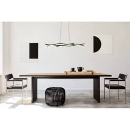 Netlighting Geronimo Pendant Ceiling Light Matt Black 3x LED 3000K - thumbnail 5
