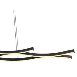 Netlighting Geronimo Pendant Ceiling Light Matt Black 3x LED 3000K - thumbnail 3