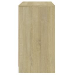 Berkfield Home Sideboard Sonoma Oak 70x41x75 cm Engineered Wood in Brown - Size: 70 x 41 x 75 cm - thumbnail 4