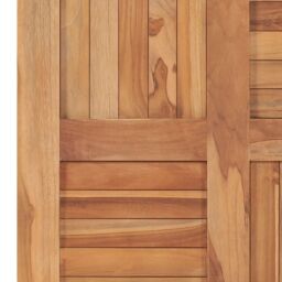 Berkfield Home Table Top Solid Teak Wood 60x60x2.5 cm in Brown - thumbnail 4