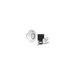 Status Xpelair DX100TR 4 inch (100mm) Simply Silent DX100 Bathroom Fan wit in White - thumbnail 2