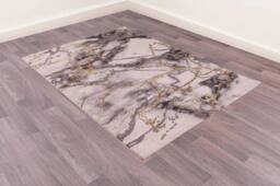 Celebrity Interiors Bianco 185KB Cream/Gold Rug in Cream - Size: 160 cm x 225 cm - thumbnail 4
