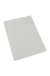 Homescapes 100% Brushed Cotton Cot Flat Sheet Pair, 100 x 150 cm in White - thumbnail 2