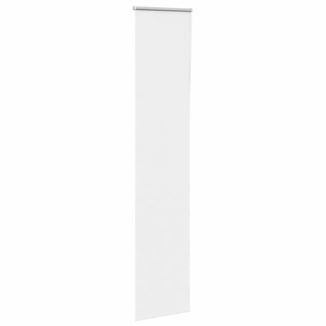 Berkfield Home Roller Blind Blackout White 45x210 cm Fabric Width 40.7 cm Polyester - image 1